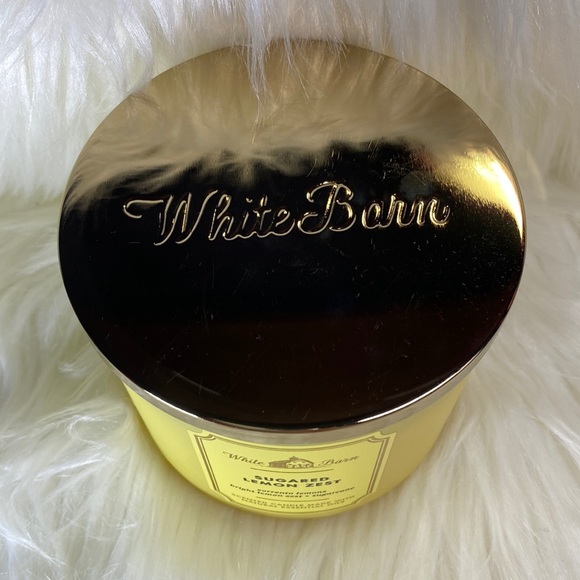 🍋SUGARED LEMON ZEST🍋 by BBW / WB, 3-Wick Scented Candle, 14.5 oz / 411 g, NWTag - Picture 5 of 5